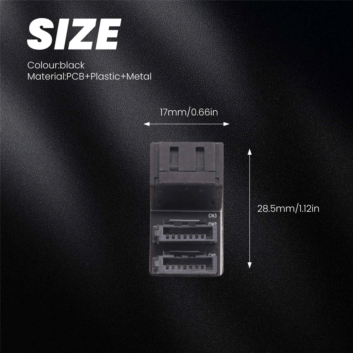 

HOT SALE 1Pcs Double SATA 7Pin Female to Double 7Pin Male 90 Degree Angled Adapter Mainboard SATA Adapter for Desktops SSD HDD