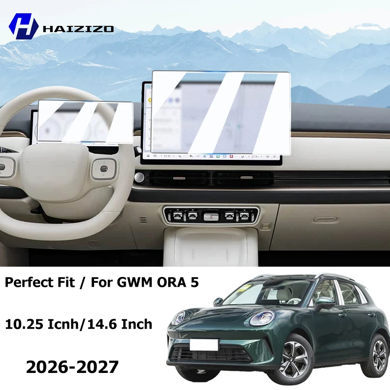 Für GWM ORA 5 2026 Auto-Innenraum GPS-Navigation Mattierte Blendschutz-Schutzfolie LCD-Bildschirm Gehärtete Glasfolie Zubehör