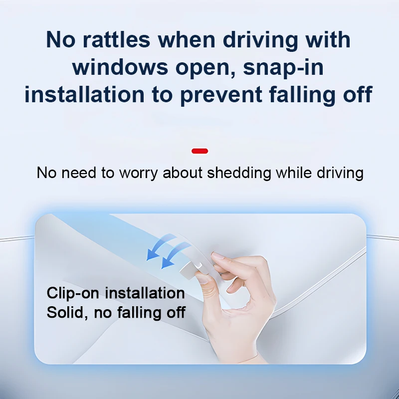 ل BYD ختم EV EK 2022 2023 2024 ترقية جديدة الجليد القماش مشبك ظلال الشمس الزجاج ظلة الجبهة الخلفية فتحة سقف السيارة حامي أجزاء #4