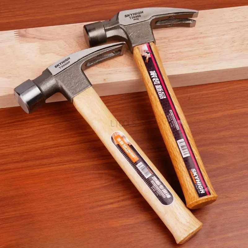 Floor Install Knocking Claw Hammer Woodworking Special Install Hammer Wood Handle Scraping Ash Right Angle Hardware Manual Tools