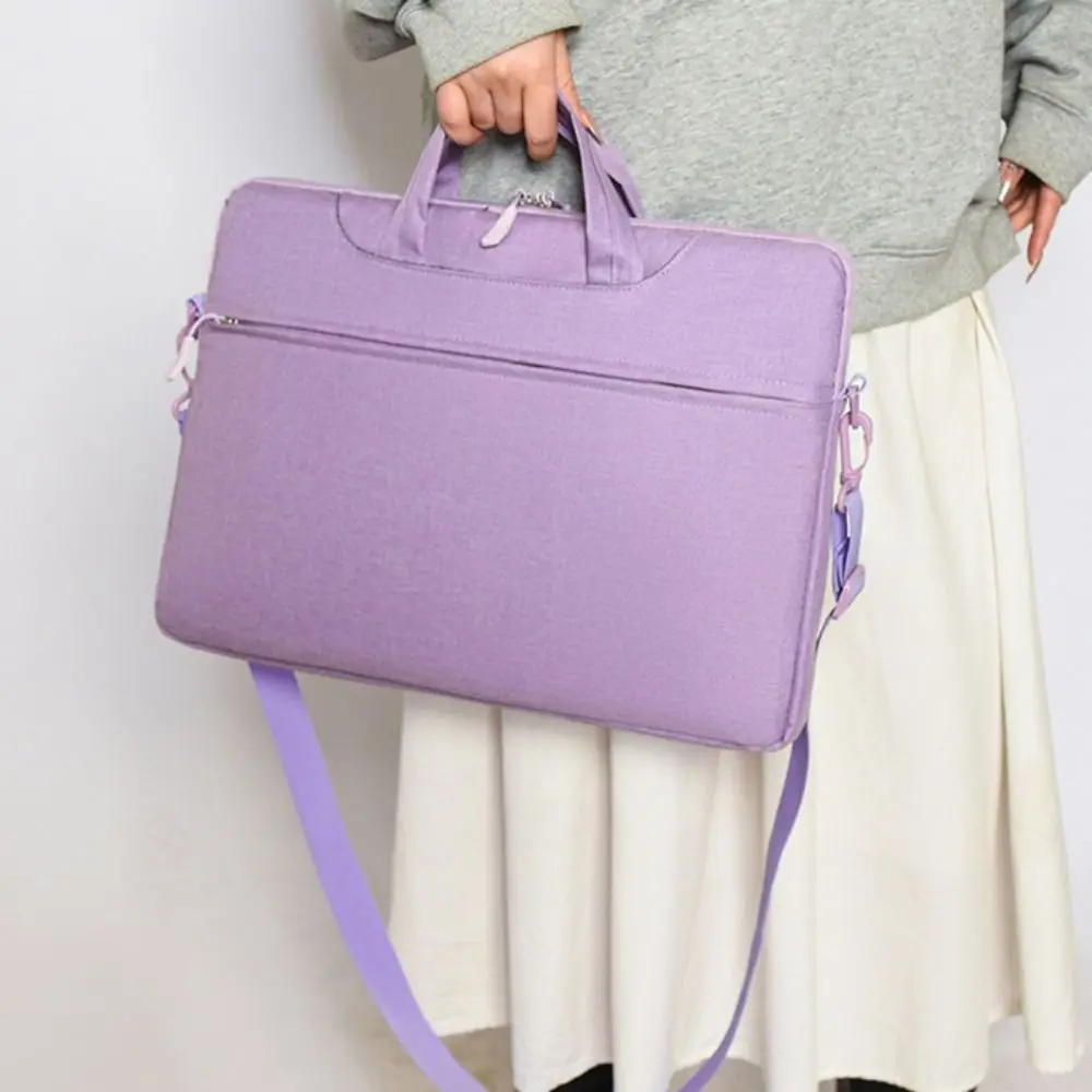 

Portable 15.6 Inch Laptop Bag Sleeve Water-resistant Waterproof Notebook Pouch Universal Handbag Briefcase Shoulder Bag