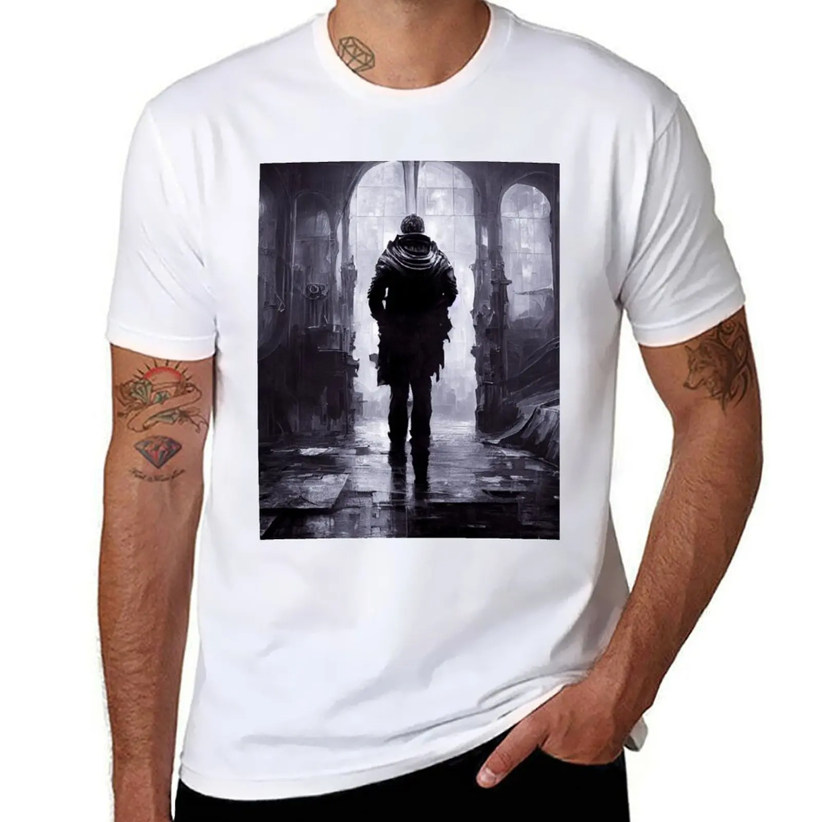 

Visiting a Broken Age T-Shirt cotton tshirt 100% t shirts for man cotton soft t shirts for man graphic funny T-Shirt