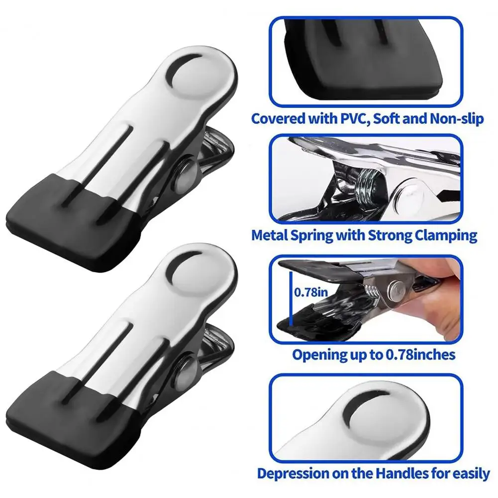 

Compact Clothes Clip Travel Clothes Clip Stainless Steel Windproof Clothes Drying Clips Compact Trouser Socks Underwear for Home