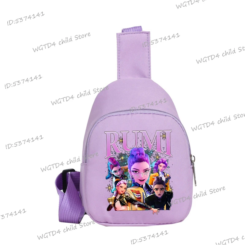 KPop Demon Hunters Kinderborst Babyschoudertas Leuke portemonnees en handtassen Kindercadeaus Meisjes Jongens Nieuwe K-Pop Messenger Bags