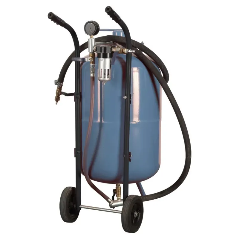 Small Batch Processing Sandblaster Continuous Feeding Sandblasting Cabinet Suitable for Mass Small Parts Cleaning