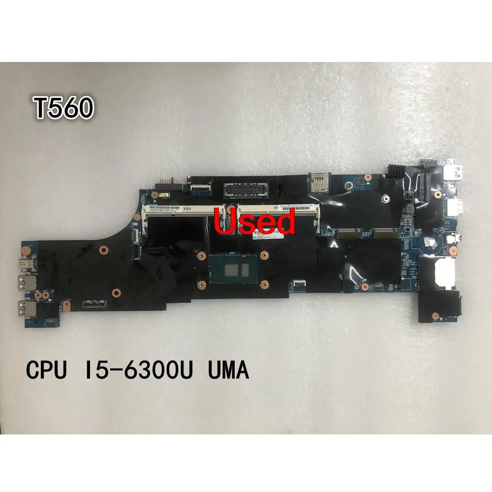 

Used For Lenovo ThinkPad T560 Laptop Motherboard main board CPU I5-6200U I5-6300U UMA FRU 01AY304 01AY324 01AY300 01AY320