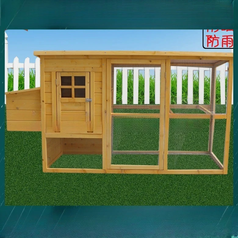 

Wooden chicken coop house rabbit rabbit pet pigeon hamster cat house dog h