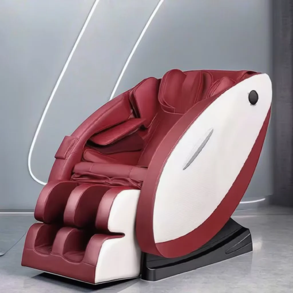 Factory Direct Supply Modern MC34 Red 3D Massage Chair Zero Gravity Home Use Relaxation Comfort Shiatsu Foot Massager Leg Waist