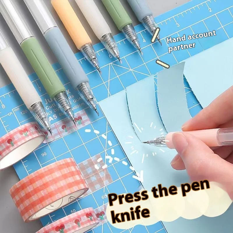 5PCS Craft Cutting Paper Pen Cutter Tool Paper Cutting Carving Tools DIY Drawing Scrapbooking Perfectly Accessories 5PCS Craft C