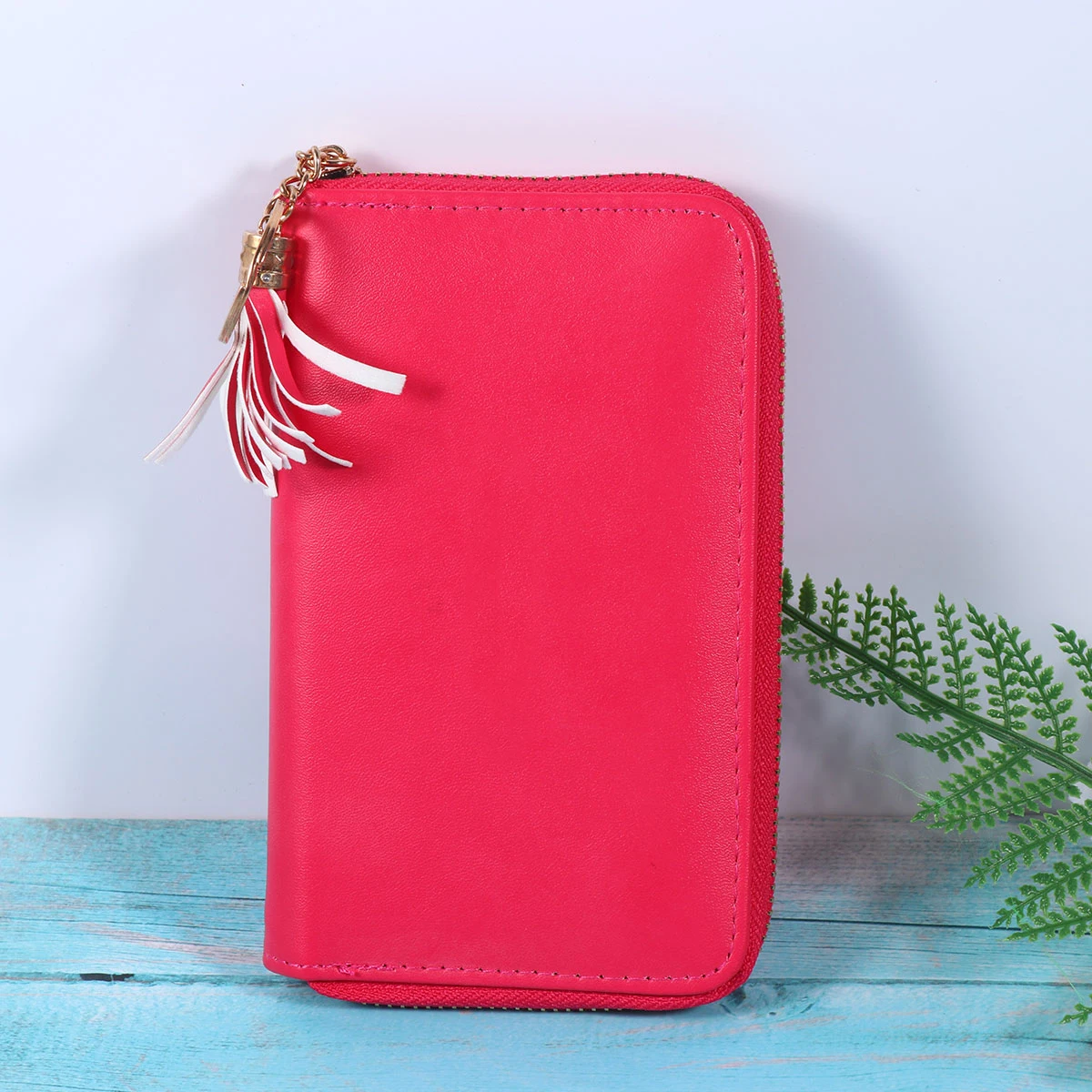 

Nail Art Stamping Plate Organizer Pouch Durable Zipper Storage Bag For Women Girls Multifunctional Stamp Plate Holder Case Rosy