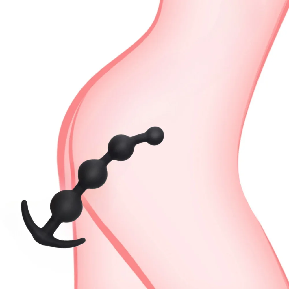 Silicone Anal Beads Prostate Massager Anal Expansion Docking Plug G-spot Clitoral Stimulator Female Gay Masturbator Adult Produc - Image 2