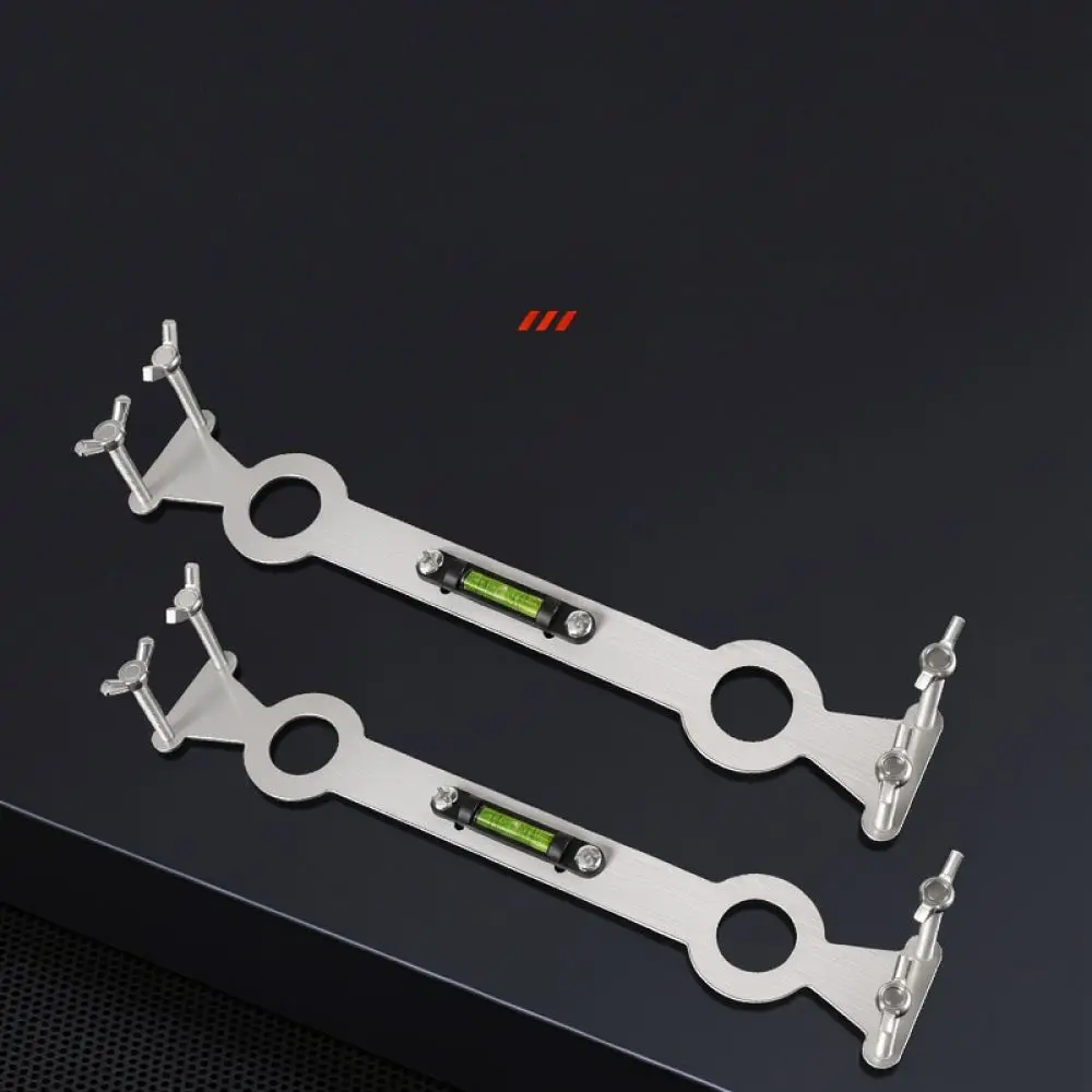 Precision Stainless Steel Shower Mixer Leveling Tool Plumbing Pipe Installation Gauge Water Tube Alignment Fixture