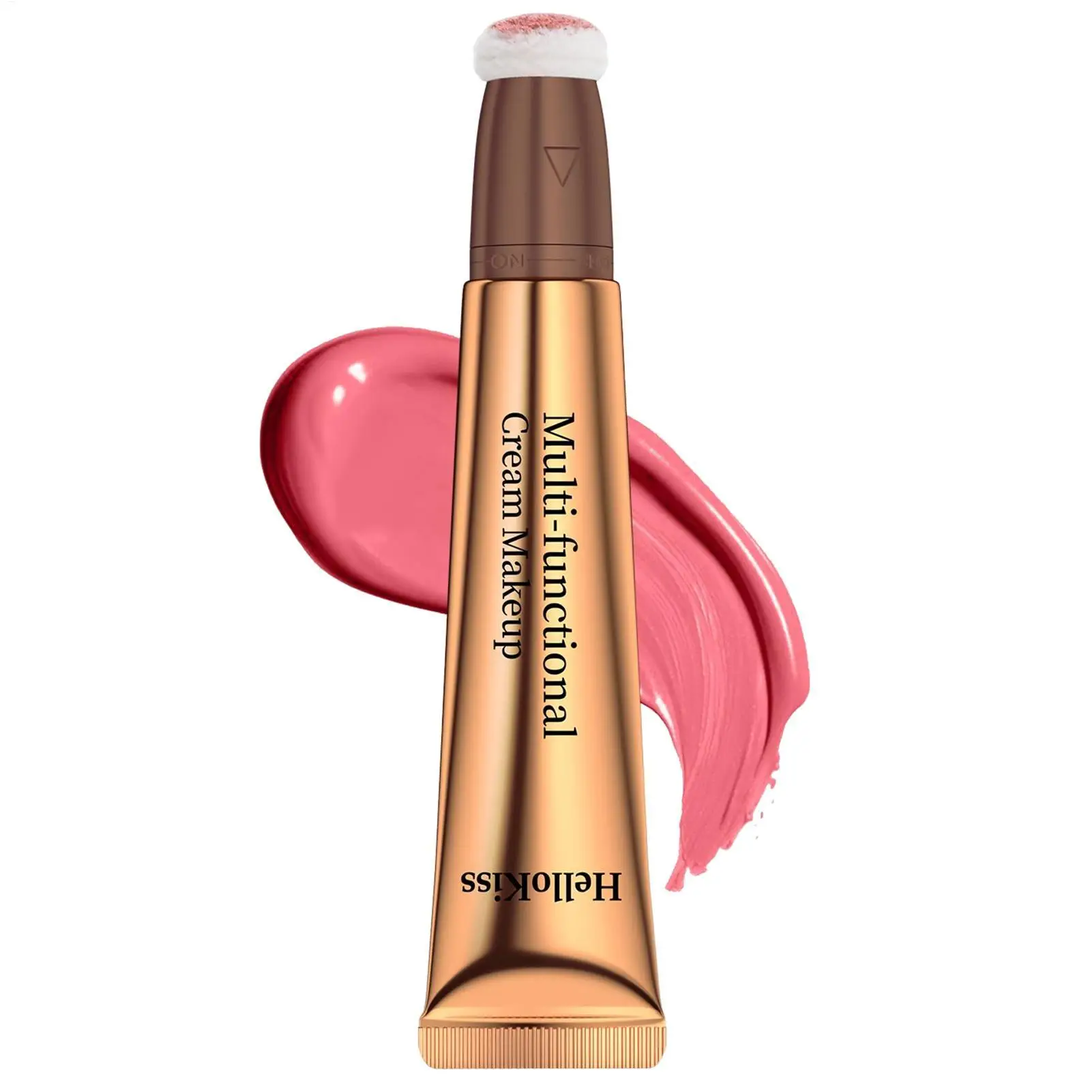 Blush in crema Evidenziatore Stick Ombretto Trucco liscio Liquido Occhi Viso Fard rosa Contorno viso Illumina il trucco