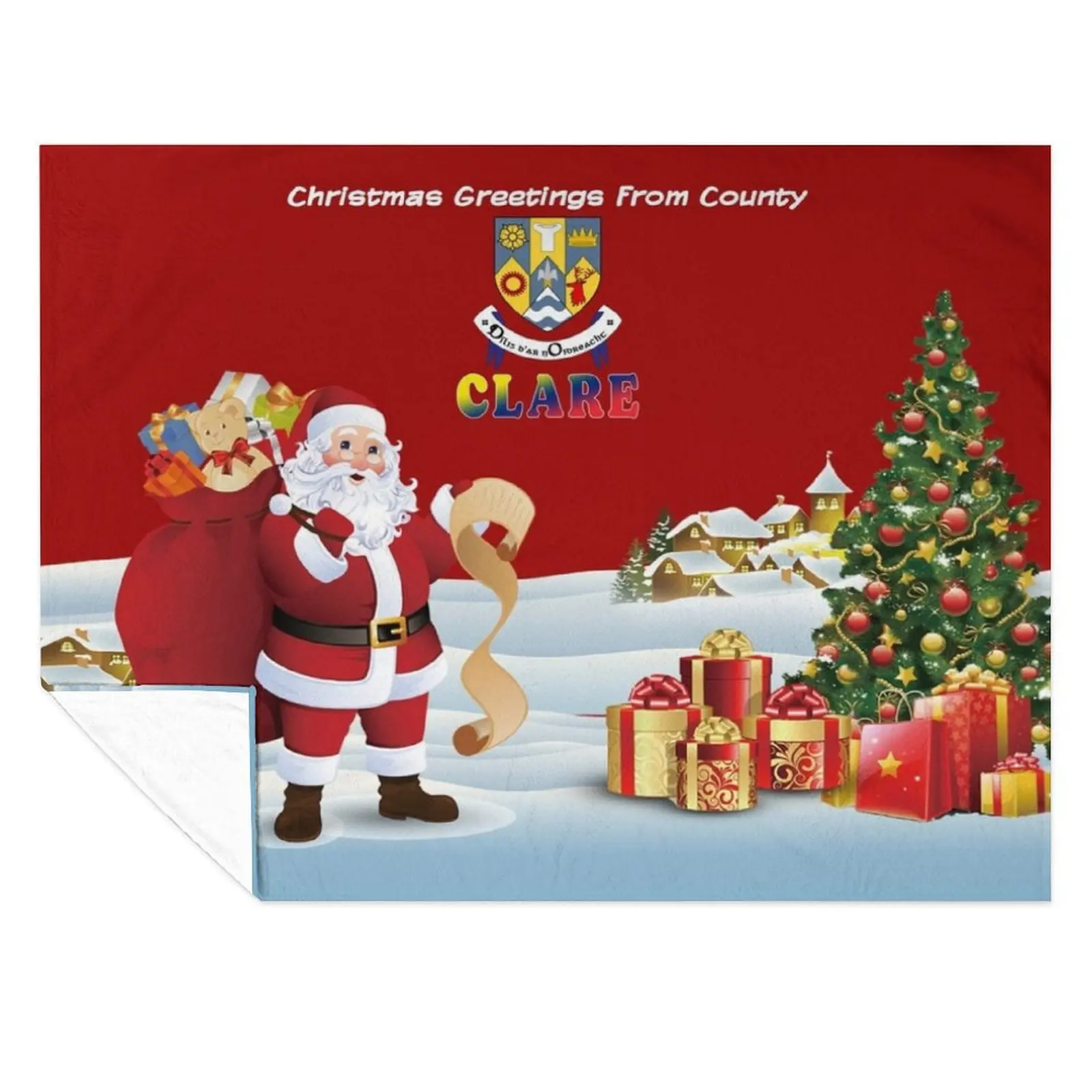 

COUNTY CLARE Throw Blanket Sleeping Bag Bed linens Flannels Sofas Blankets