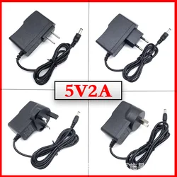 5V2A set top box power adapter 5.5x2.5mm charger American, European, British and Australian H96 X96 T95 Q96 tv box power supply