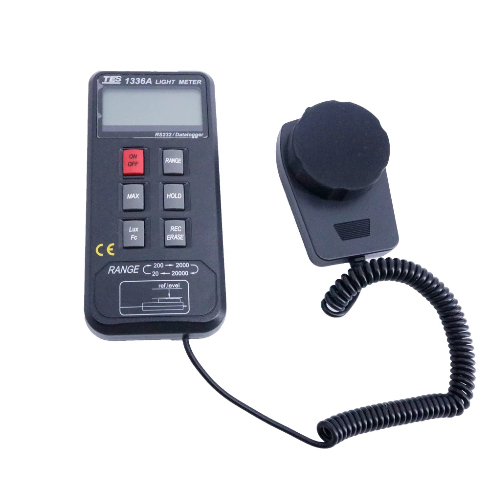 TES1336A Light Meter Digital Illuminance Tester 20/200/2000/20000 Lux TES-1336A