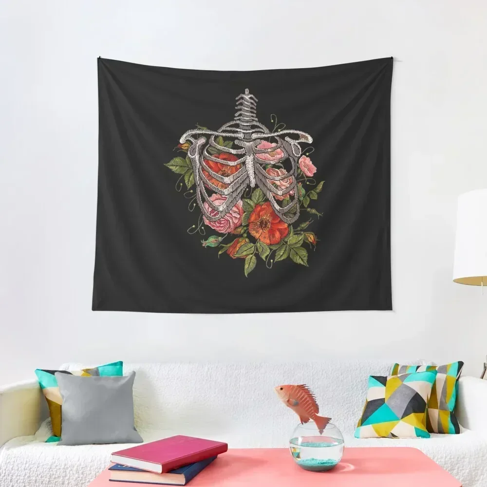 

Bones and Botany Halloween Costume Tapestry Home And Comfort Decor Wall Decorations Tapestry