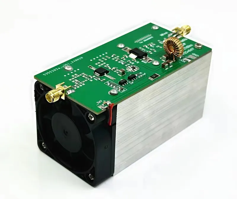 High quality 915MHz 20W 24V RF Radio Power Amplifier AMP DMR with heatsink