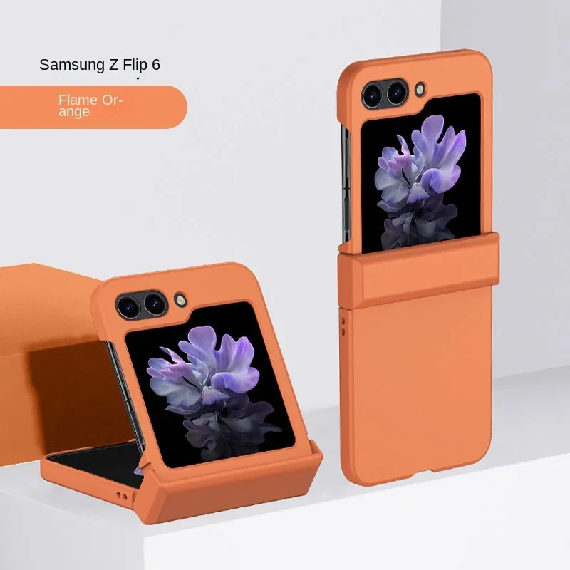 Hartschalen-Handyhülle mit angenehmer Haptik für Samsung Galaxy Z Flip 8 7 6 5 4 3 Flip6 Flip5 Flip4 Flip7 Scharnierschutz Stoßfeste Abdeckung – Detail 17