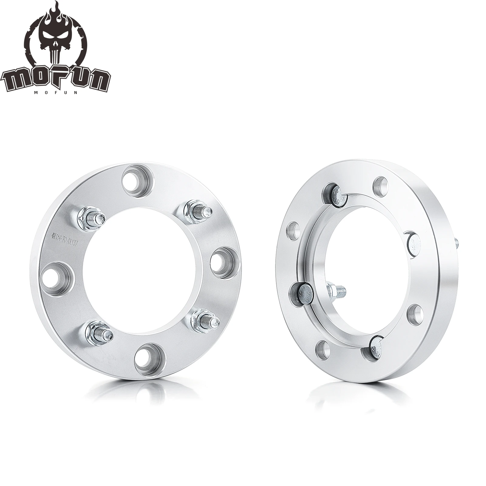 

2pcs 1.0" Wheel Spacers 4x156 To 4x137 M12x1.25 Thread | 131mm Hub Bore for Polaris RZR Ranger Sportsman Magnum Yamaha Kawasaki