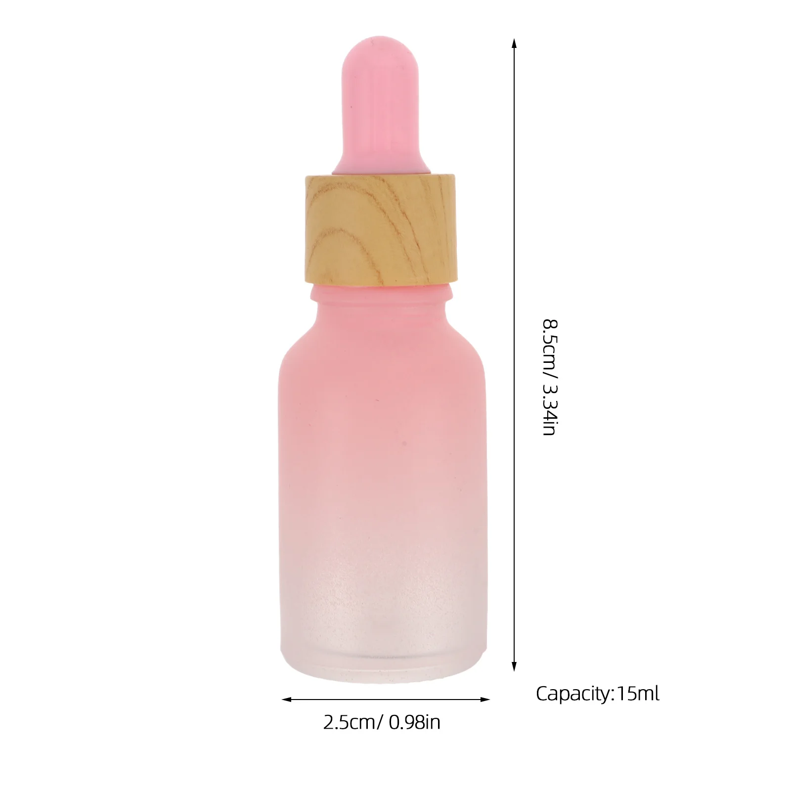 5 قطعة زجاجات قطارة الزيت العطري 15 مللي متجمد التدرج الزجاج إعادة الملء الحاويات للعناية بالبشرة مصل ماكياج عينات السفر #6