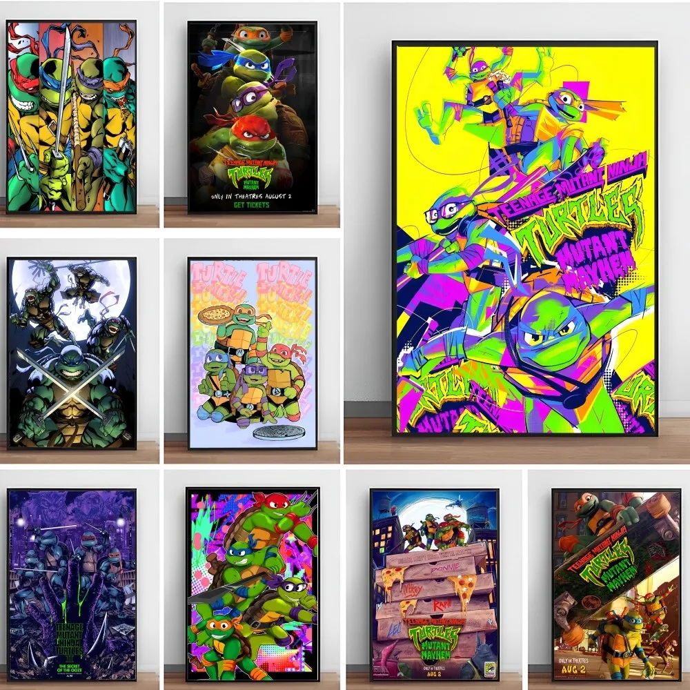 Movie T-Teenage-e Mutant Ninja Turtles Poster Paper Print Home Living Room Bedroom Entrance Bar Cafe Art Painting Decoration