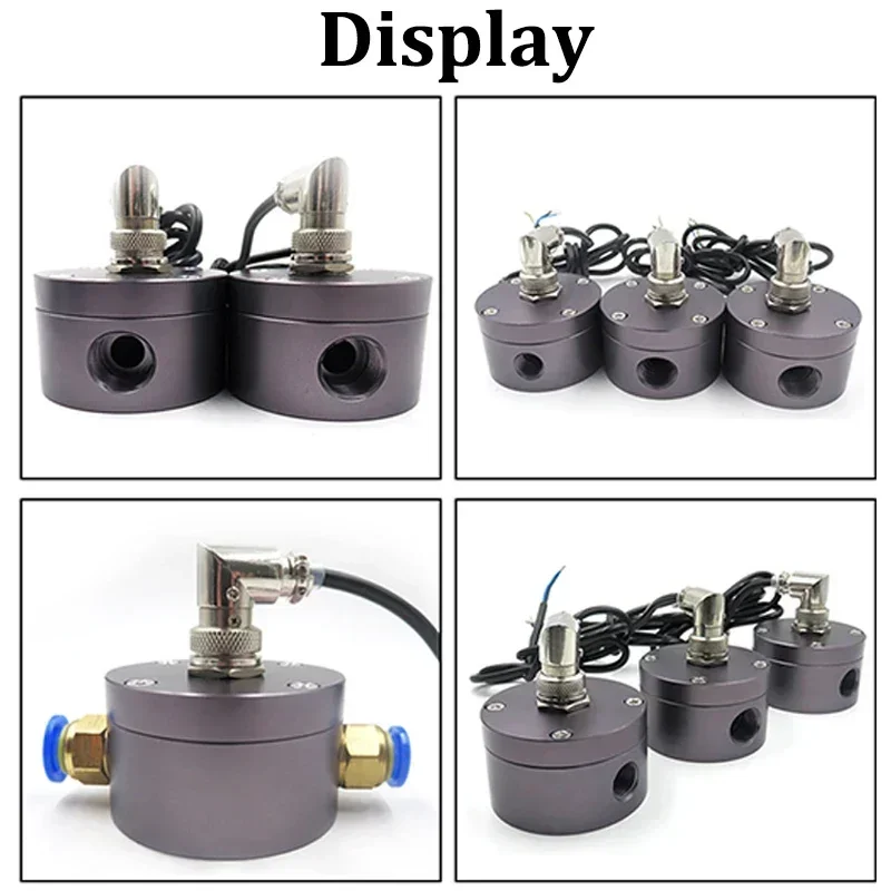 G1/2 G3/8 G1/4 Oil Flow Sensor Hall Sensor Switch Flow Meter Water Flow Sensor Aluminum Alloy Water Meter Industrial Flowmeter