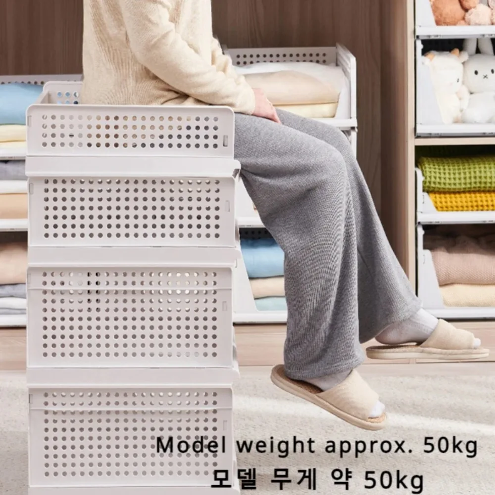 Clothes Storage Drawer Household Layered Storage Box Partition Clothes Sorting Rack Storage Basket Drawer Organization