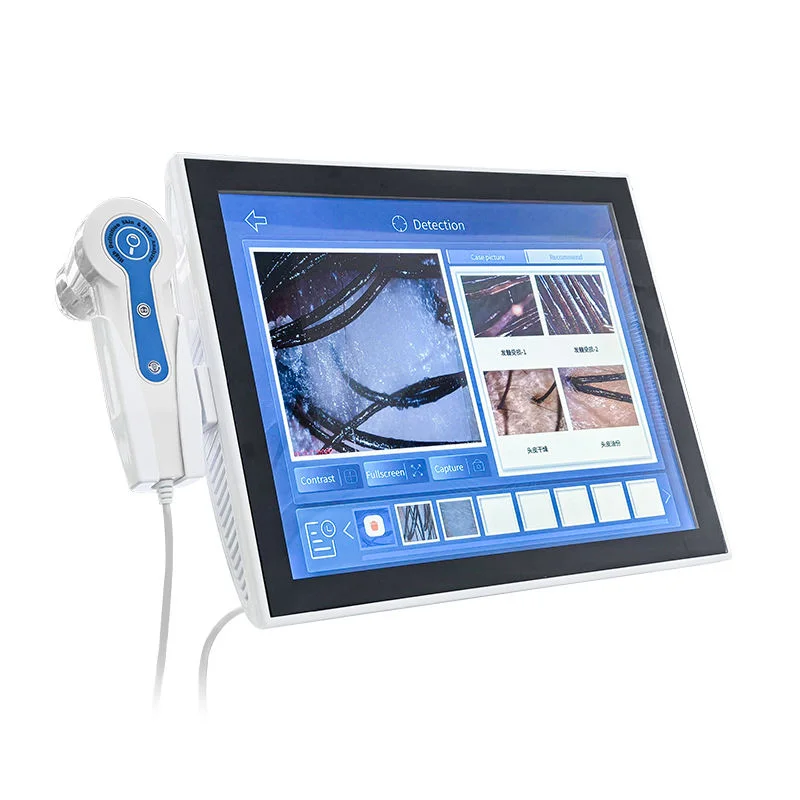 Portable High Quality Intelligent Hair Follicle Scanner Portable Skin Detector Beauty Skin Diagnosis Hair Analyzer Machine