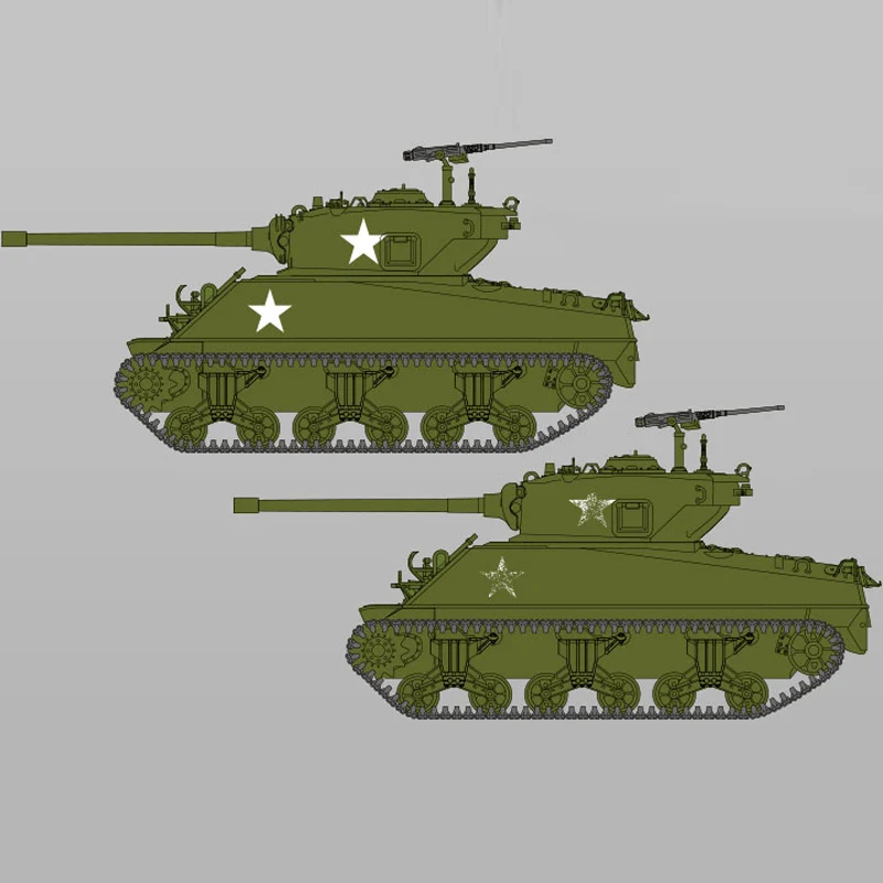 Kit de modelo de tanque ensamblado de plástico Academy 13500 M4A3 (76) W Battle of Bulge 1/35