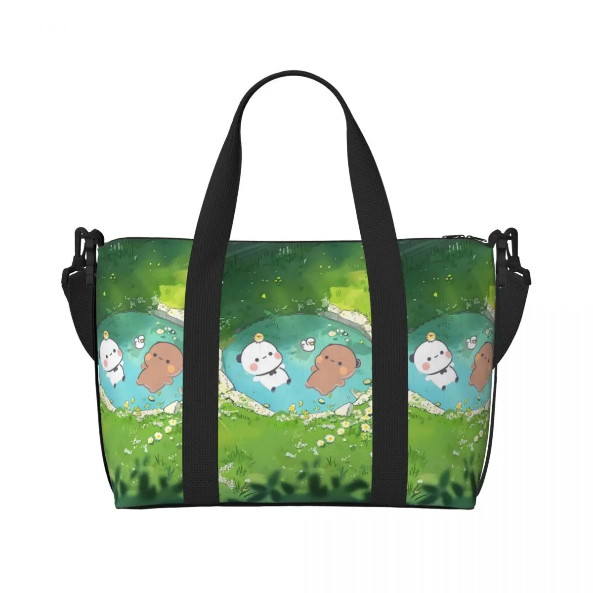 

Большая большая сумка Bubu Dudu на заказ, женская милая сумка для покупок на плечо, пляжная дорожная сумка для спортзала