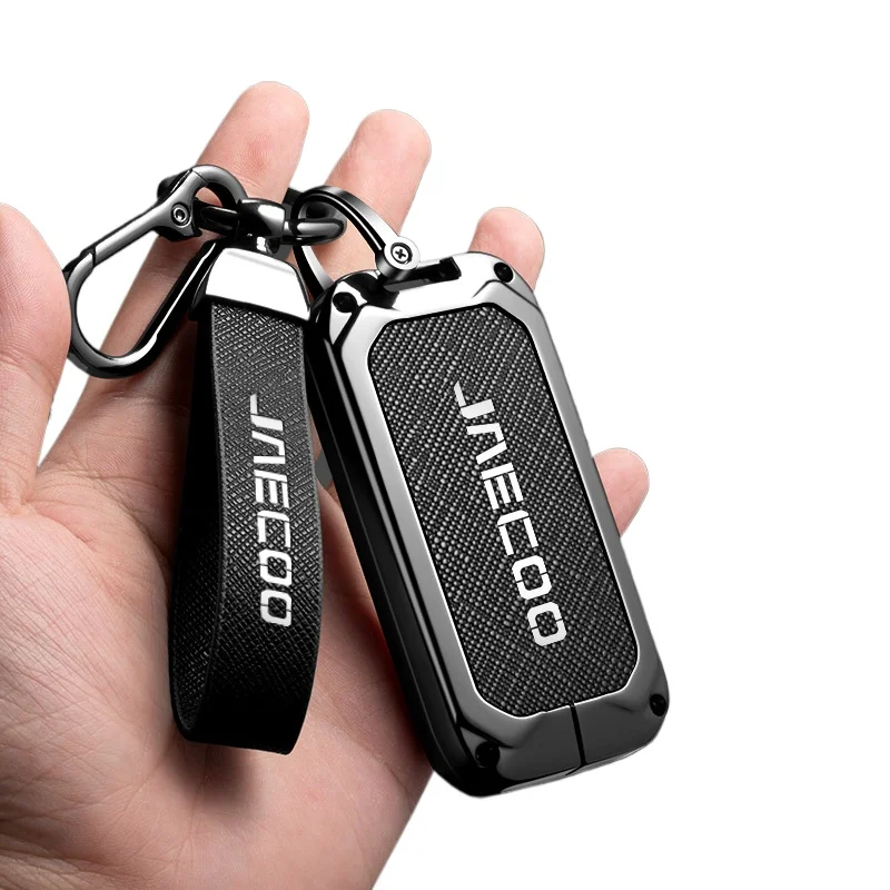 Premium Zinc Alloy Key Cover Case for Chery Jaecoo J5 (2025) - Protective Key Fob Shell Key Bag Chain