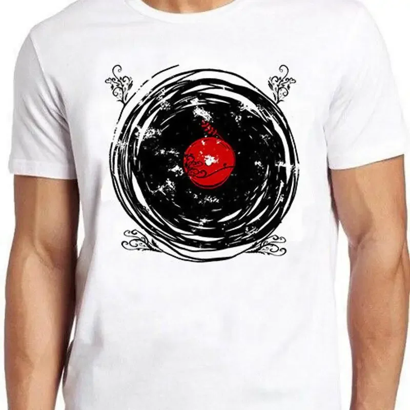 Vinyl Records Enchanting Vintage Twirls Music Vintage Cool Gift T Shirt M768