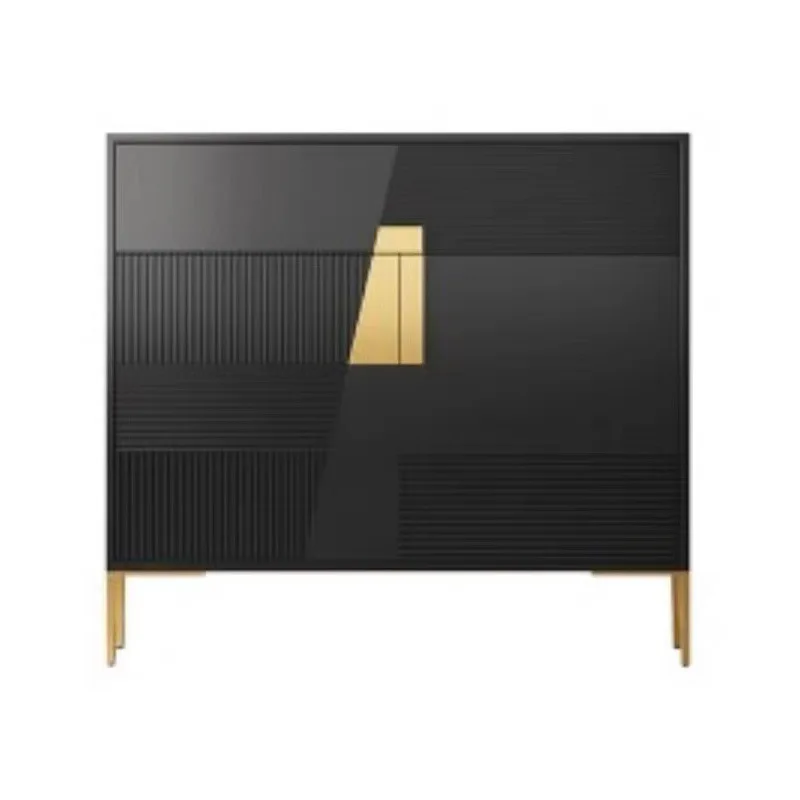 

Light luxury Italian tipping bucket shoe cabinet New porch cabinet Ultra-thin living room side cabinet Home decoration American