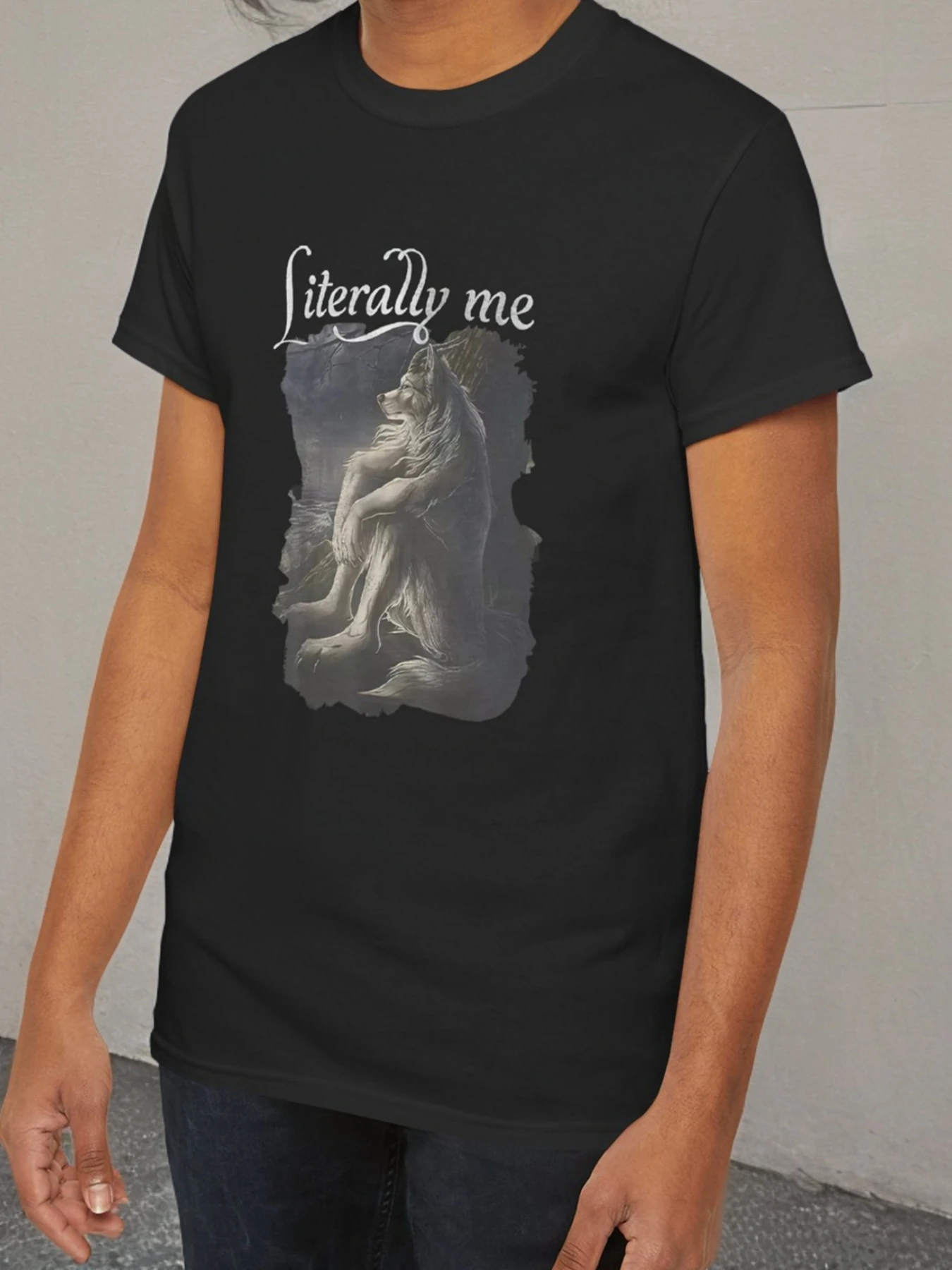 

Men's Casual Cotton T-Shirt with Angel Graphic Design - Breathable, Short Sleeve