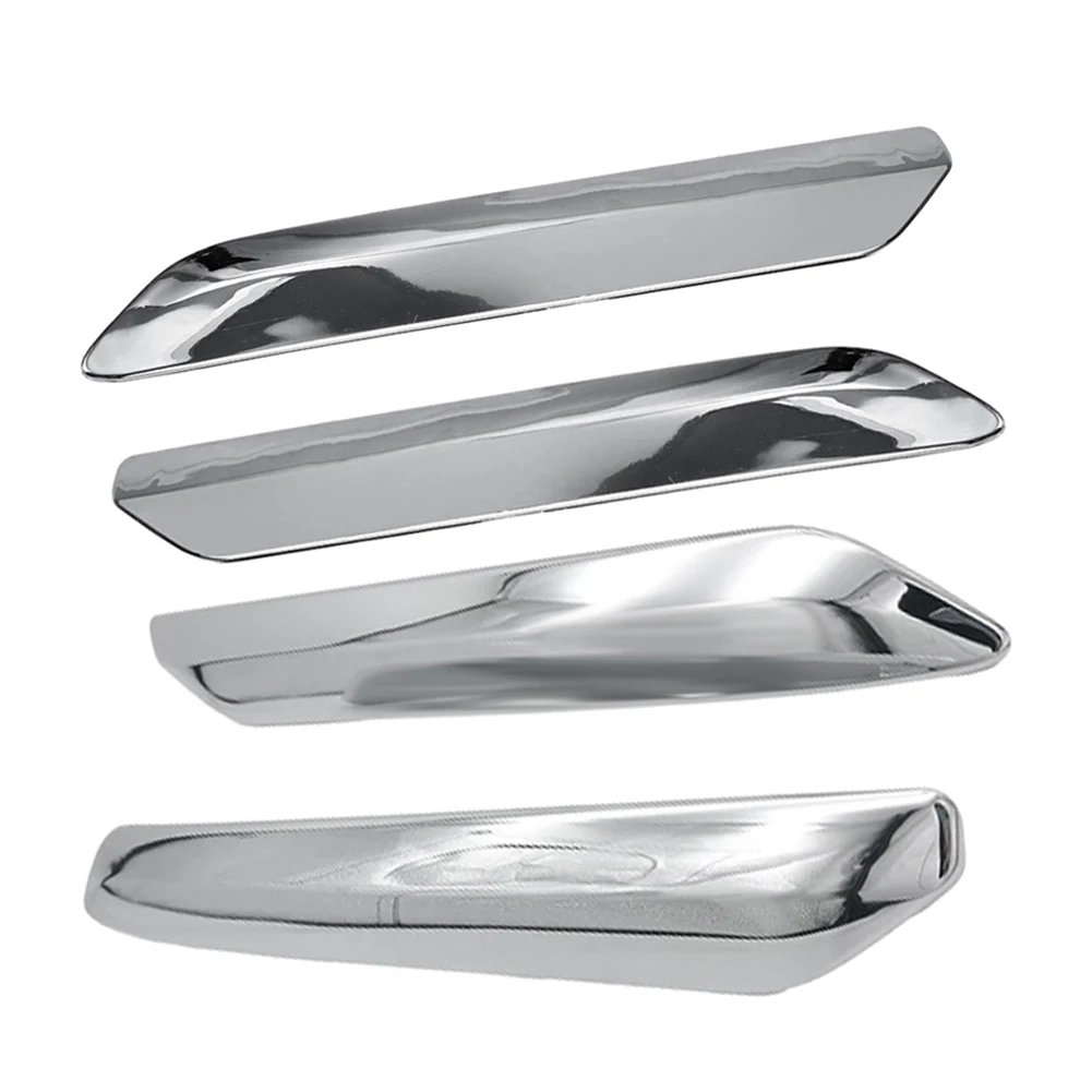 4Pcs/Set Car Front+Rear Bumper Strip Cover Trim Chrome Decoration for C5 2009 2010 2011