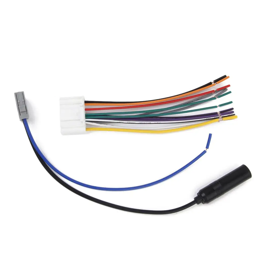 Car Stereo Radio Audio Wiring Harness Cable with FM Antenna for Super High-quality Wire Rod Production