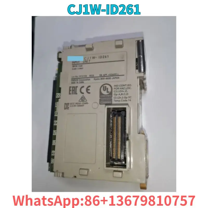 Second hand CJ1W-ID261 has been repaired and shipped in good condition