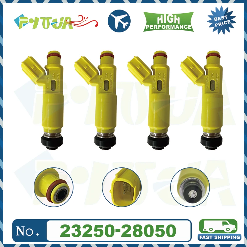 

4pcs Fuel injector 23250-28050 For Toyota RAV4 Camry Avensis Verso 23209-28050 Car Engine Injection Injector Valve Injector