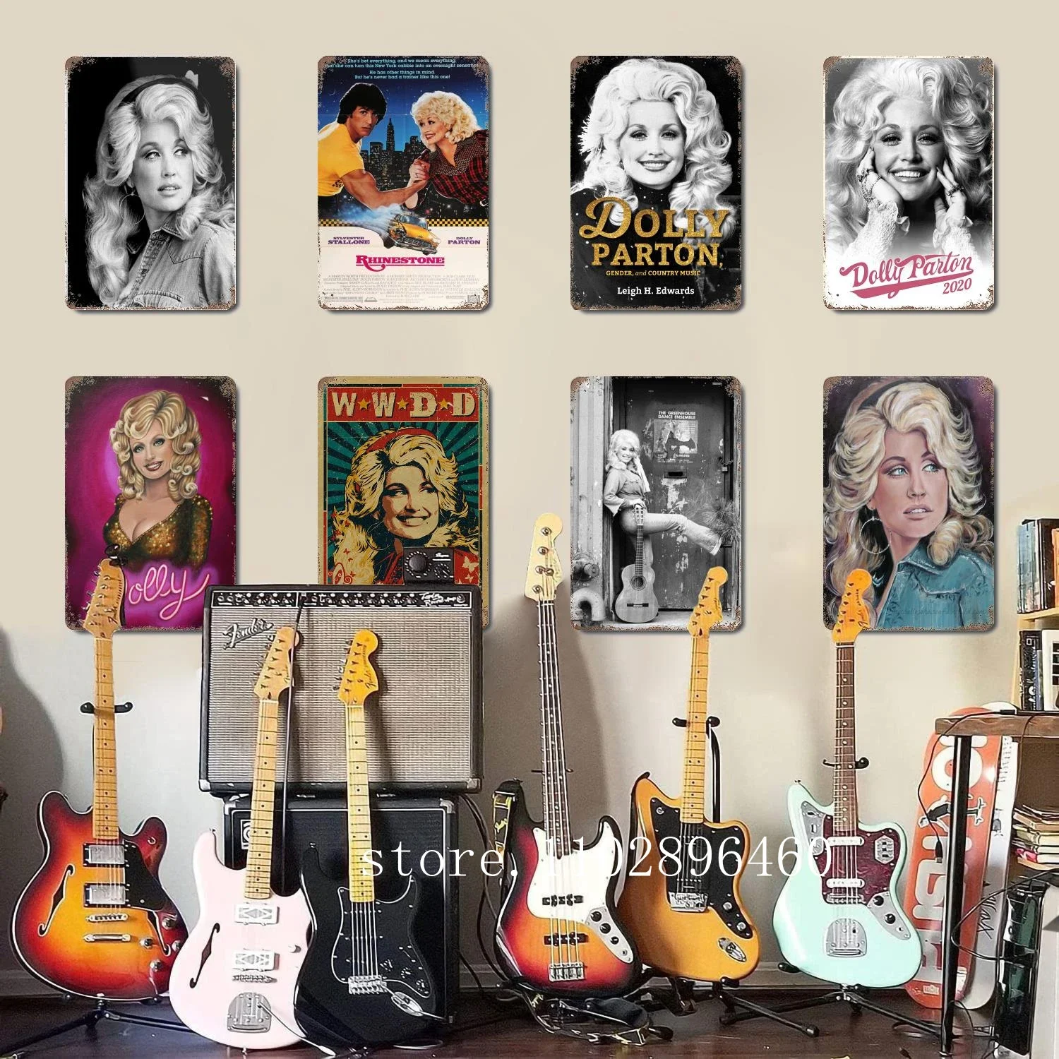 dolly parton  Metal Plaques & Signs wall decor Vintage Tin Signs Captain Metal Poster Decor for Bar Pub Club Wall Decoration