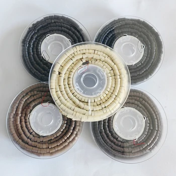 1000Pcs Pre-Geladen 5,0mm Silikon Aluminium Micro Ringe Links Perlen Haar Verlängerung Werkzeuge Made Easi Schleife Haken zange