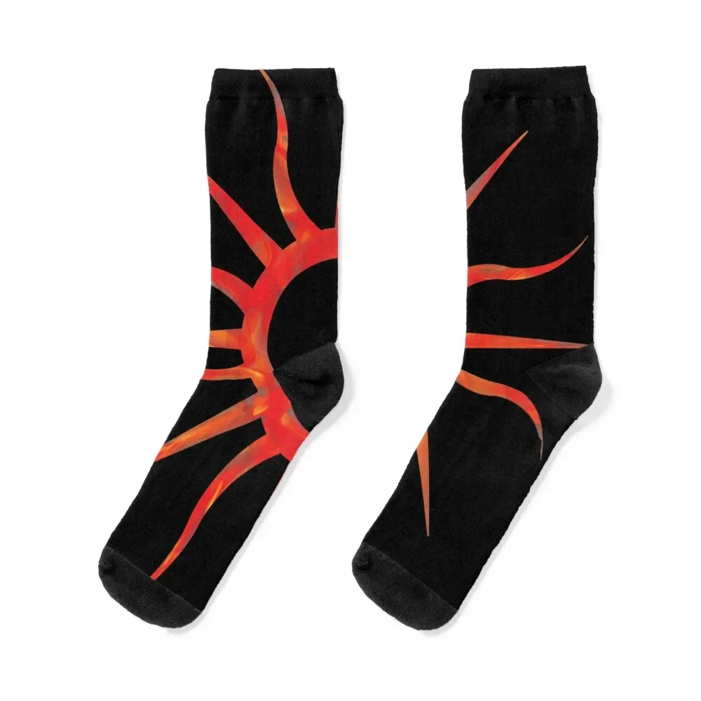 

Pagan sun symbol Socks football Running sheer Thermal man winter Men Socks Women's