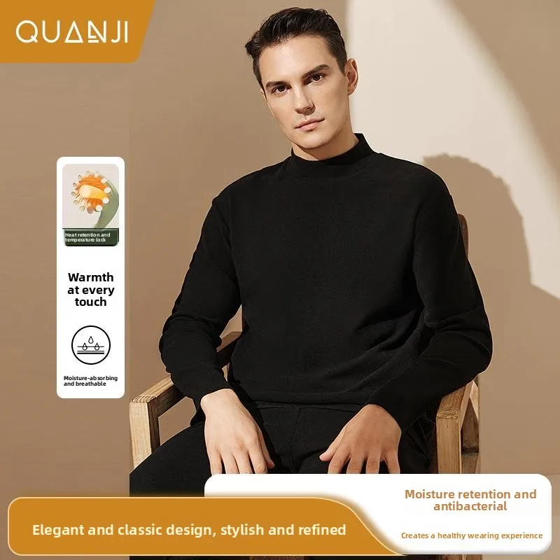 

Мужской двусторонний свитер Brued Fce Base irt, зимний теплый повседневный свитер с высоким воротником, влажный длинный све