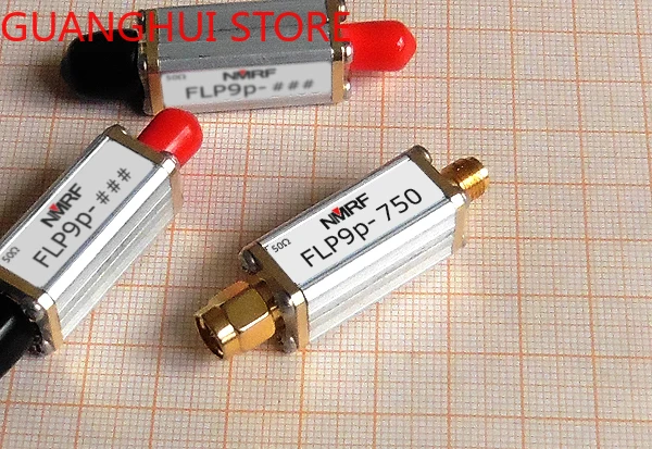 750MHz 9th order low-pass filter, discrete LC element, small size, SMA interface