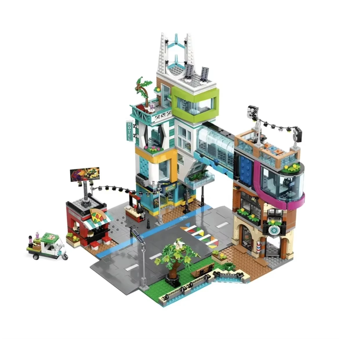 

Legolcks2025новая серия зданий 2010 шт. современная модель Metropolis 60380 строительные блоки DIY сборка игрушки подарки на Рождество и день рождения