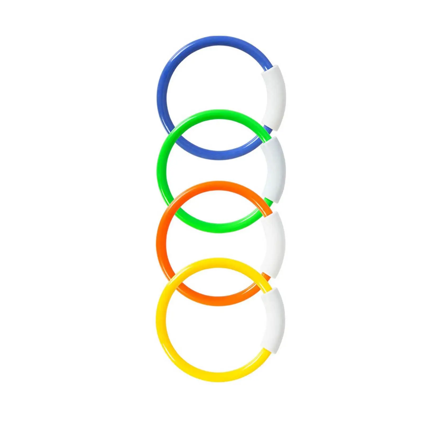 Kids Water Toys Diving Rings Set Pool Sinkers Multi Color PVC for Swimming Learning and Summer Games