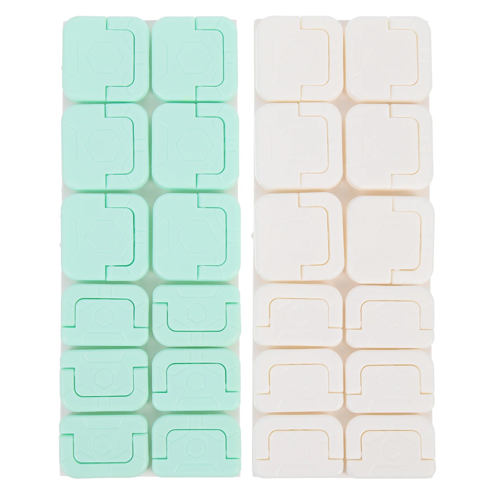 

24Pcs Socket Protective Covers Durable Child Safety Electric Outlet Plugs Anti-Shock Household Socket Protectors