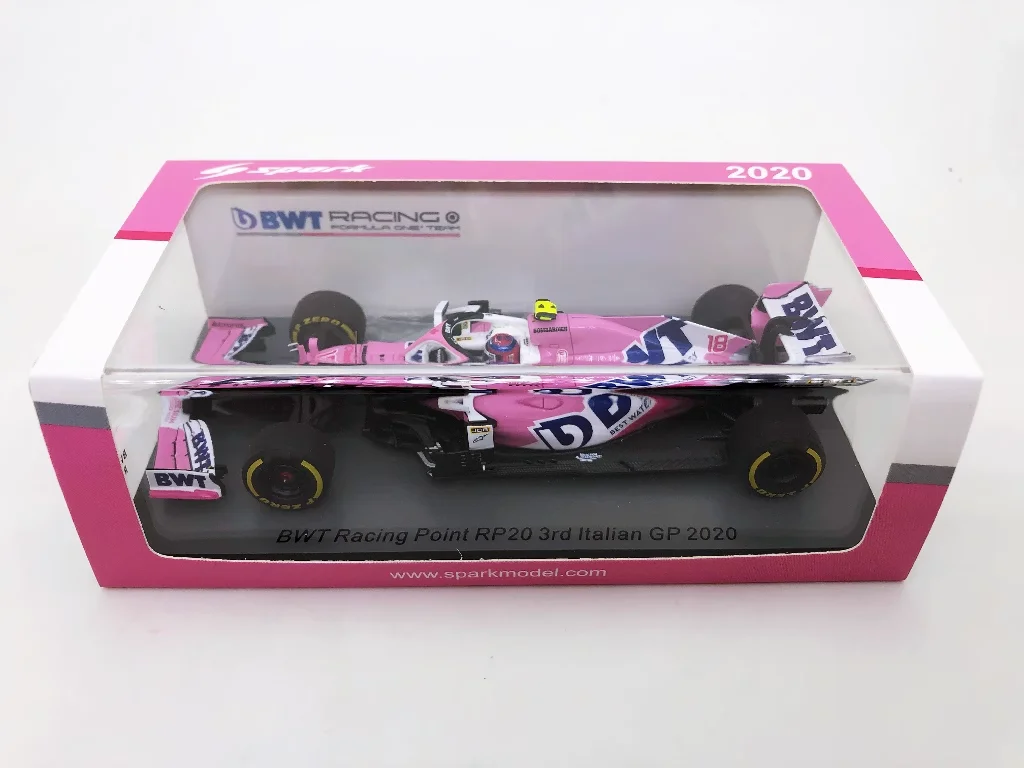 SPARK 1:43 F1 RP20 2020 Lance Stroll Italian Third Place Simulation Limited Edition Resin Metal Static Car Model Toy Gift