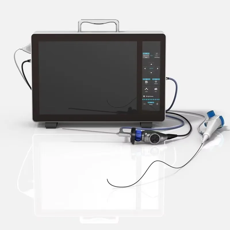 Veterinary dual-purpose endoscope system, endoscopic forceps, video laryngoscope, endoscopic cystoscope tower system