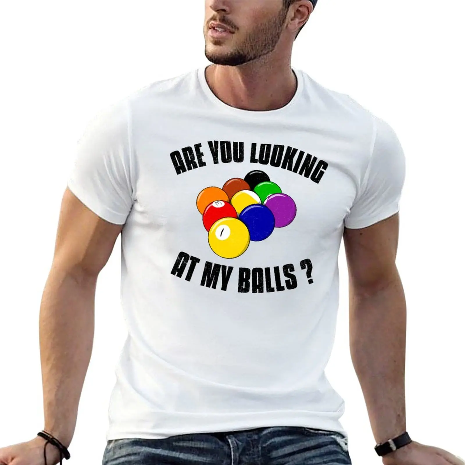 

MY for slim AT t-shirt man package ARE YOU fit shirts LOOKING cotton BALLS T-Shirt man t black plain for
